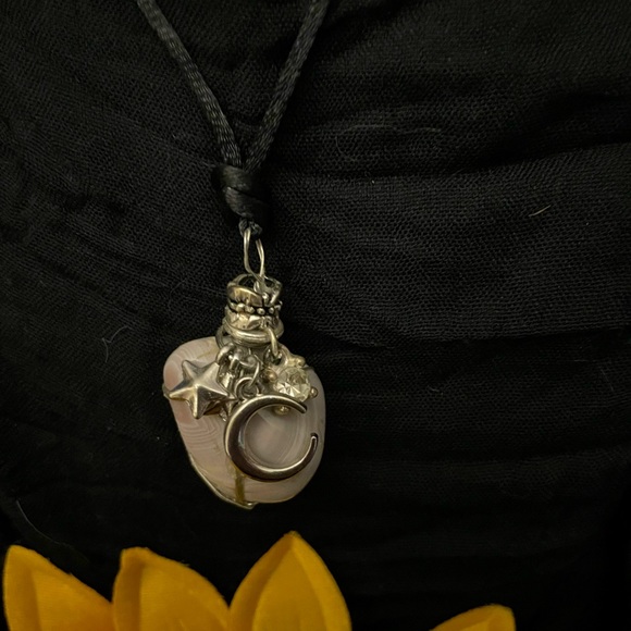 Hand Wrapped Crystal Necklace NWOT - Picture 2 of 3